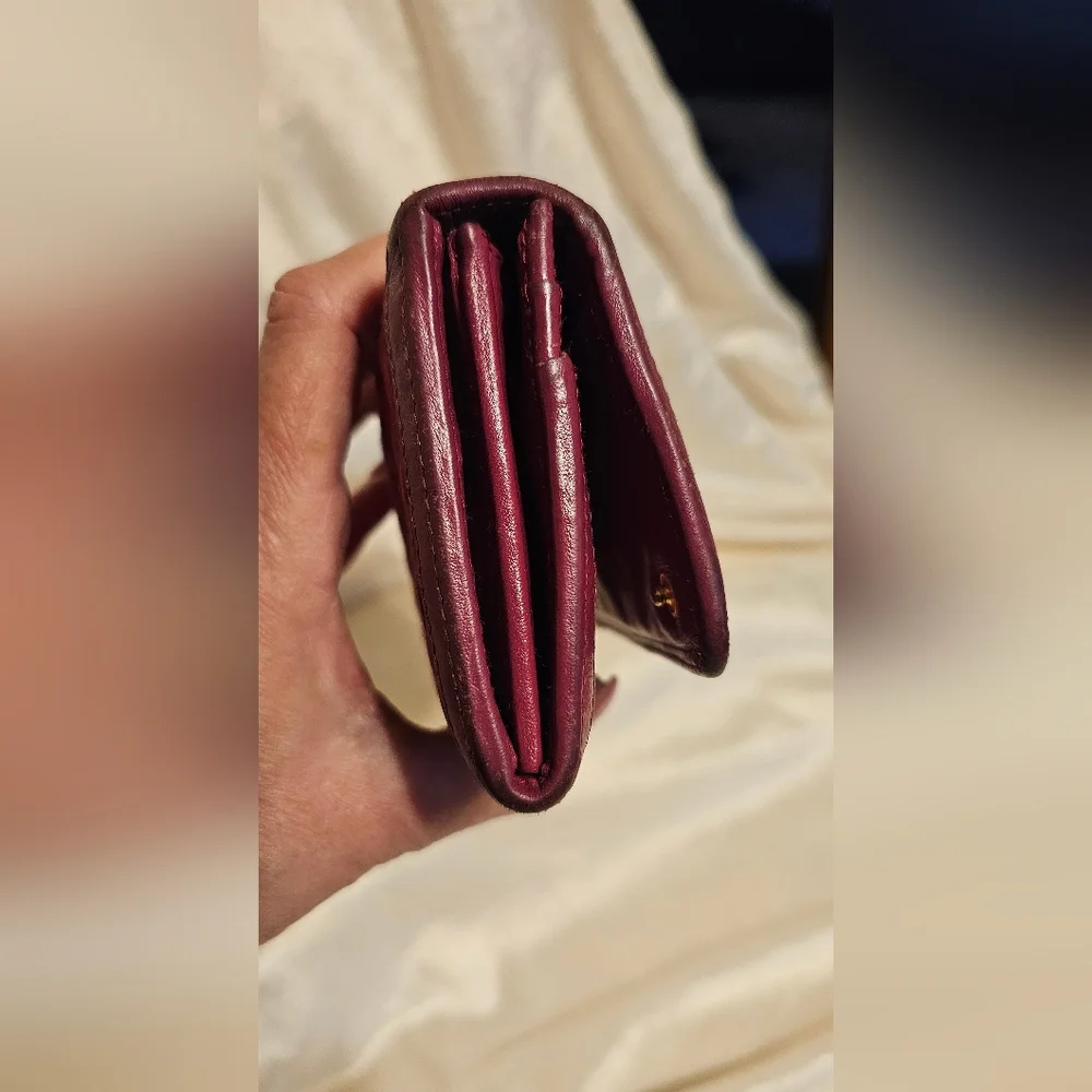 Prada Project Burgundy Quilted Wallet - Picture 11 of 12